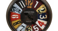 Grande Horloge Ancienne Murale Antiquités Métal Multicolore 70cm -VIDAXL || SuperFish || Konstsmide Soldes Boutique 6479de1a0f2567.56211247