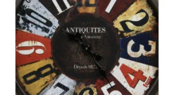 Grande Horloge Ancienne Murale Antiquités Métal Multicolore 70cm -VIDAXL || SuperFish || Konstsmide Soldes Boutique 6479de1a1349a1.83406401