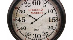 Horloge Ancienne Murale Chocolat Maison Métal Blanc 62cm -VIDAXL || SuperFish || Konstsmide Soldes Boutique 6479de27013a29.02867749