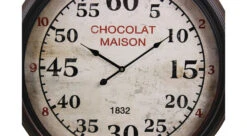 Horloge Ancienne Murale Chocolat Maison Métal Blanc 62cm -VIDAXL || SuperFish || Konstsmide Soldes Boutique 6479de2707a654.06477208