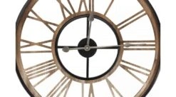 Grande Horloge Ancienne Fer Forge Marron 60x3x60cm - Fer Forgé -VIDAXL || SuperFish || Konstsmide Soldes Boutique 6479de27e199f5.12077974