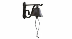 Cloche Fonte Marron 20.5x14.5x10.5cm