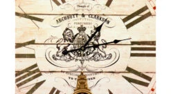 Horloge Ancienne Balancier Archbutt & Clarkson 58cm - Bois - Blanc -VIDAXL || SuperFish || Konstsmide Soldes Boutique 6479de2f364f38.30706735