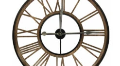 Grande Horloge Ancienne Fer Forge Marron 80x4x80cm - Fer Forgé -VIDAXL || SuperFish || Konstsmide Soldes Boutique 6479de30abe572.61705578