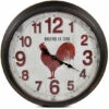 Grande Horloge Ancienne Murale Bistro Le Coq Métal Rouge-bordeaux 70cm -VIDAXL || SuperFish || Konstsmide Soldes Boutique 6479de3dd64135.52369969