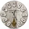 Horloge Ancienne Balancier Grand Hôtel Montmartre Bois Blanc 58cm - Gris -VIDAXL || SuperFish || Konstsmide Soldes Boutique 6479de4235cab8.08501582