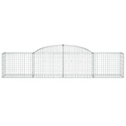 VIDAXL Paniers à Gabions Arqués 17 Pcs 300x50x60/80 Cm Fer Galvanisé -VIDAXL || SuperFish || Konstsmide Soldes Boutique 647dd2f873d369.15459834