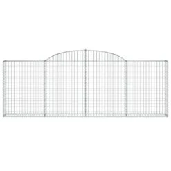 VIDAXL Paniers à Gabions Arqués 15 Pcs 300x30x100/120 Cm Fer Galvanisé -VIDAXL || SuperFish || Konstsmide Soldes Boutique 647dd2fc16e200.44071433