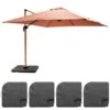 Parasol Déporté 3x3m Et 4 Dalles à Remplir Effet Bois Argile -VIDAXL || SuperFish || Konstsmide Soldes Boutique 647ecfd7d9a701.01406570