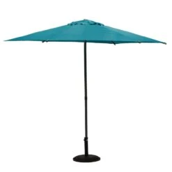 Parasol Droit Rond Soya Bleu Canard