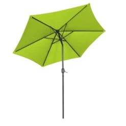 Parasol Droit Inclinable 3m Et 4 Dalles Lestées Aluminium Vert -VIDAXL || SuperFish || Konstsmide Soldes Boutique 64802240599282.49363279