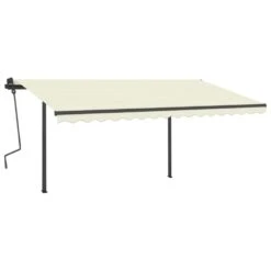 VIDAXL Auvent Automatique Capteur De Vent Et Led 4x3,5 M Crème -VIDAXL || SuperFish || Konstsmide Soldes Boutique 6480d1ca937077.35603234