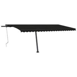 VIDAXL Auvent Automatique Capteur De Vent Et Led 500x350 Cm Anthracite -VIDAXL || SuperFish || Konstsmide Soldes Boutique 6480d1cdda7266.85750288