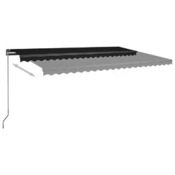 VIDAXL Auvent Automatique Capteur De Vent Et Led 500x350 Cm Anthracite -VIDAXL || SuperFish || Konstsmide Soldes Boutique 6480d1cde47b91.83210252