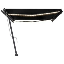 VIDAXL Auvent Automatique Capteur De Vent Et Led 500x350 Cm Anthracite -VIDAXL || SuperFish || Konstsmide Soldes Boutique 6480d1cdeb2440.75356831