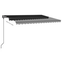 VIDAXL Auvent Automatique Et Capteur De Vent Et Led 4,5x3 M Anthracite -VIDAXL || SuperFish || Konstsmide Soldes Boutique 6480d1cf9af336.18314557