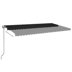 VIDAXL Auvent Automatique Capteur De Vent Et Led 600x350 Cm Anthracite -VIDAXL || SuperFish || Konstsmide Soldes Boutique 6480d1d4a0b667.56920002