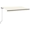 VIDAXL Auvent Automatique Avec Capteur De Vent Et Led 450x350 Cm Crème 2 VIDAXL Auvent Automatique Avec Capteur De Vent Et Led 450x350 Cm Crème -VIDAXL || SuperFish || Konstsmide Soldes Boutique 6480d1e04eb4e2.17253983