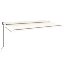 VIDAXL Auvent Automatique Avec Capteur De Vent Et Led 600x350 Cm Crème -VIDAXL || SuperFish || Konstsmide Soldes Boutique 6480d1eef278e5.29587629