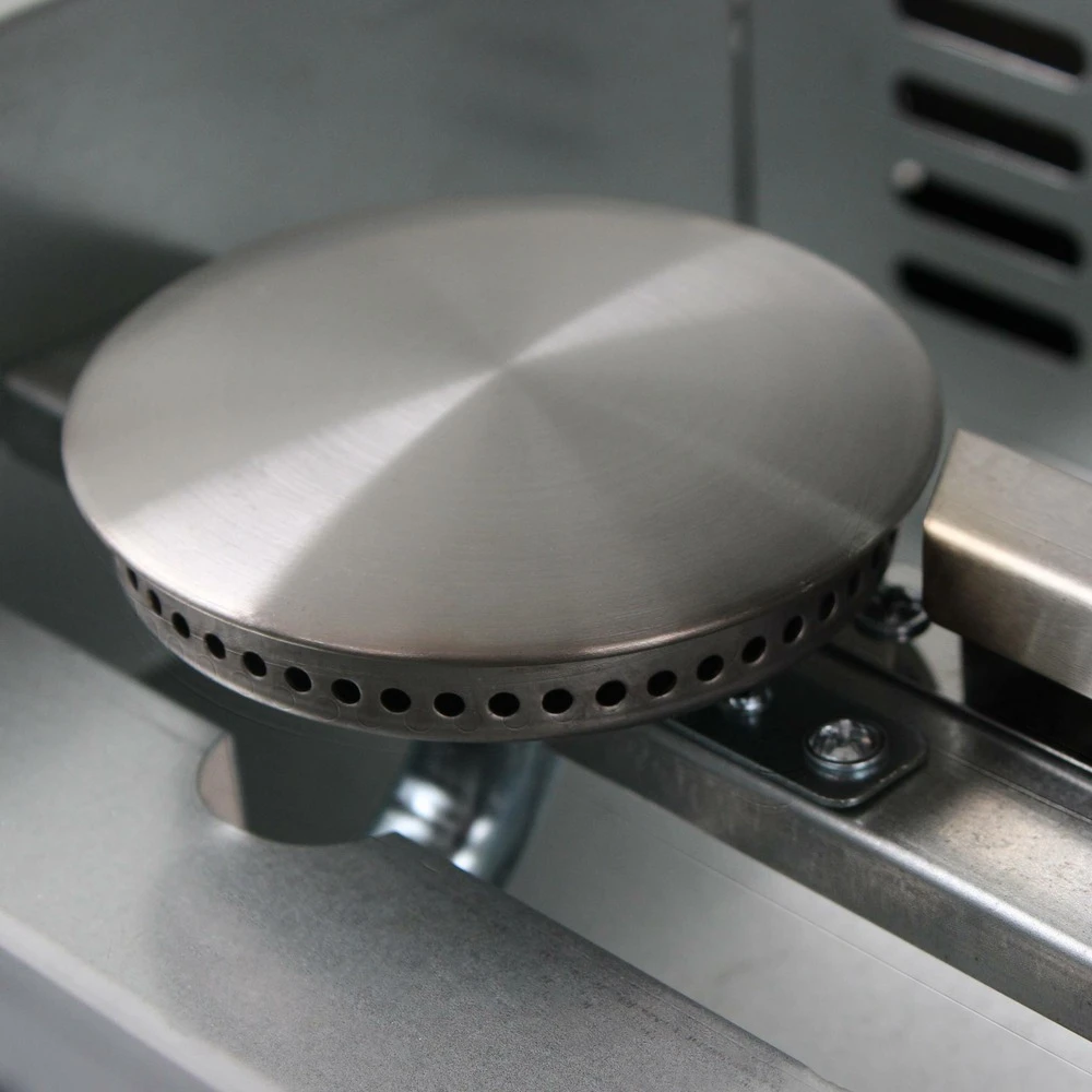 Plancha Au Gaz 2 Brûleurs - Porthos - 5 Kw. Barbecue. Cuisine Extérieure. Plaque émaillée. Inox 7 Plancha Au Gaz 2 Brûleurs - Porthos - 5 Kw. Barbecue. Cuisine Extérieure. Plaque émaillée. Inox – Image 5