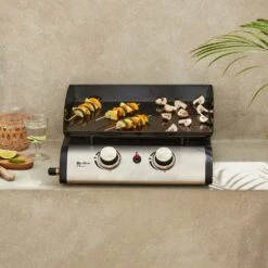 Plancha Au Gaz 2 Brûleurs - Porthos - 5 Kw. Barbecue. Cuisine Extérieure. Plaque émaillée. Inox 11 Plancha Au Gaz 2 Brûleurs - Porthos - 5 Kw. Barbecue. Cuisine Extérieure. Plaque émaillée. Inox -VIDAXL || SuperFish || Konstsmide Soldes Boutique 6482c3ef192741.47563354