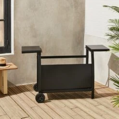 Desserte Pour Plancha Au Gaz - Chariot Porthos 4 Brûleurs - Chariot Barbecue Noir. Cuisine Extérieure. Roulettes -VIDAXL || SuperFish || Konstsmide Soldes Boutique 6482c3f1e49ac8.63642121