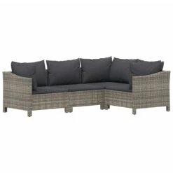 VIDAXL Salon De Jardin 7 Pcs Avec Coussins Gris Résine Tressée -VIDAXL || SuperFish || Konstsmide Soldes Boutique 6482c43a7f96b3.69388131