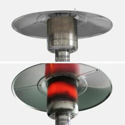 Lot De 2 Chauffages D'extérieur Gaz 12.5kw - Finland - Parasols Chauffants En Acier Inoxydable. Réglable. Porte En Façade Et -VIDAXL || SuperFish || Konstsmide Soldes Boutique 6483189fea2149.52804011