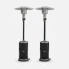 Lot De 2 Chauffages Extérieur à Gaz Noir. Parasols Chauffants De Terrasse Finland 12.5kw Avec Roulettes -VIDAXL || SuperFish || Konstsmide Soldes Boutique 648318a1237149.97038892