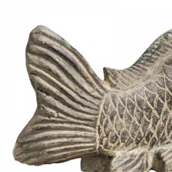 Statue De Jardin Carpe En Pierre Naturelle Gris -VIDAXL || SuperFish || Konstsmide Soldes Boutique 648861d37e9793.68224855