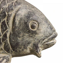 Statue De Jardin Carpe En Pierre Naturelle Gris -VIDAXL || SuperFish || Konstsmide Soldes Boutique 648861d3915461.55999397