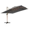 Parasol Déporté Carré 3x3m Effet Bois Anthracite -VIDAXL || SuperFish || Konstsmide Soldes Boutique 648864fd2a0015.07073406