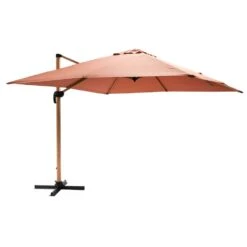 Parasol Déporté Carré 3x3m Effet Bois Argile -VIDAXL || SuperFish || Konstsmide Soldes Boutique 64886501b949d3.92437871