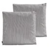 Lot De 2 Coussins Carrés Polyester Linea Gris 45x45x8 Cm -VIDAXL || SuperFish || Konstsmide Soldes Boutique 6488657c395264.96251195