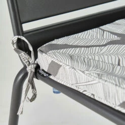 Lot De 4 Galettes De Chaise Polyester Abaca Gris 40x40x3 Cm -VIDAXL || SuperFish || Konstsmide Soldes Boutique 6488658dcff496.02036527