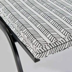 Coussin Bain De Soleil Polyester Blanc Et Noir 186 X 60 X 5 Cm -VIDAXL || SuperFish || Konstsmide Soldes Boutique 6488658fb6b586.26773145