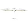 Double Parasol Déporté Carré 3 X 3m En Aluminium écru -VIDAXL || SuperFish || Konstsmide Soldes Boutique 64895b75046d09.83398267