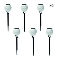 Solar Peaky Ball - Pack De 6 Lampes