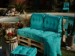 Coussins Palette Capitonné 120x80x20cm Bleu Caraïbes -VIDAXL || SuperFish || Konstsmide Soldes Boutique 648b51cc5452d9.80480318