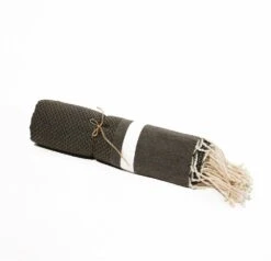 Fouta En Coton Tissage Nid D'abeille Spa 100x200cm Gris Foncé -VIDAXL || SuperFish || Konstsmide Soldes Boutique 648b51ce6fb702.82383388