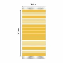Fouta En Coton Arthur 100x200cm Jaune -VIDAXL || SuperFish || Konstsmide Soldes Boutique 648b51d64eb9f0.32626745
