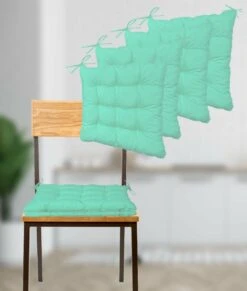 Lot De 4 Galettes De Chaise 40 X 40 Cm - Vert Mint -VIDAXL || SuperFish || Konstsmide Soldes Boutique 648b5526c55131.31351380