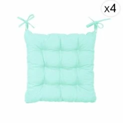 Lot De 4 Galettes De Chaise 40 X 40 Cm - Vert Mint -VIDAXL || SuperFish || Konstsmide Soldes Boutique 648b5526d77a50.27038175
