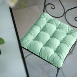 Lot De 4 Galettes De Chaise 40 X 40 Cm - Vert Mint -VIDAXL || SuperFish || Konstsmide Soldes Boutique 648b5526e01667.14157975