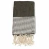 Fouta En Coton Tissage Nid D'abeille Ziwane 100x200cm Gris Foncé -VIDAXL || SuperFish || Konstsmide Soldes Boutique 648b55303c8384.82829730