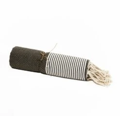 Fouta En Coton Tissage Nid D'abeille Ziwane 100x200cm Gris Foncé -VIDAXL || SuperFish || Konstsmide Soldes Boutique 648b5530409f84.35840652