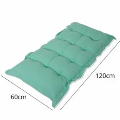 Coussin Capitonné Confort Intérieur Extérieur 120x60cm - Vert Mint -VIDAXL || SuperFish || Konstsmide Soldes Boutique 648b5534d37928.79660830