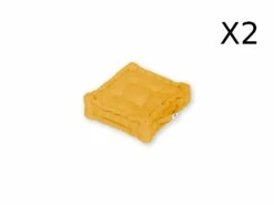 Coussin De Sol Lot De 2 - 40 X 40 Cm Jaune Miel -VIDAXL || SuperFish || Konstsmide Soldes Boutique 648b553577f442.75379600