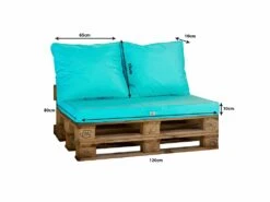 Lot Matelas Pour Palette Déhoussable Avec Assise De 120x80x10cm Et Dossier Bleu Caraibes -VIDAXL || SuperFish || Konstsmide Soldes Boutique 648b5536036882.44607908