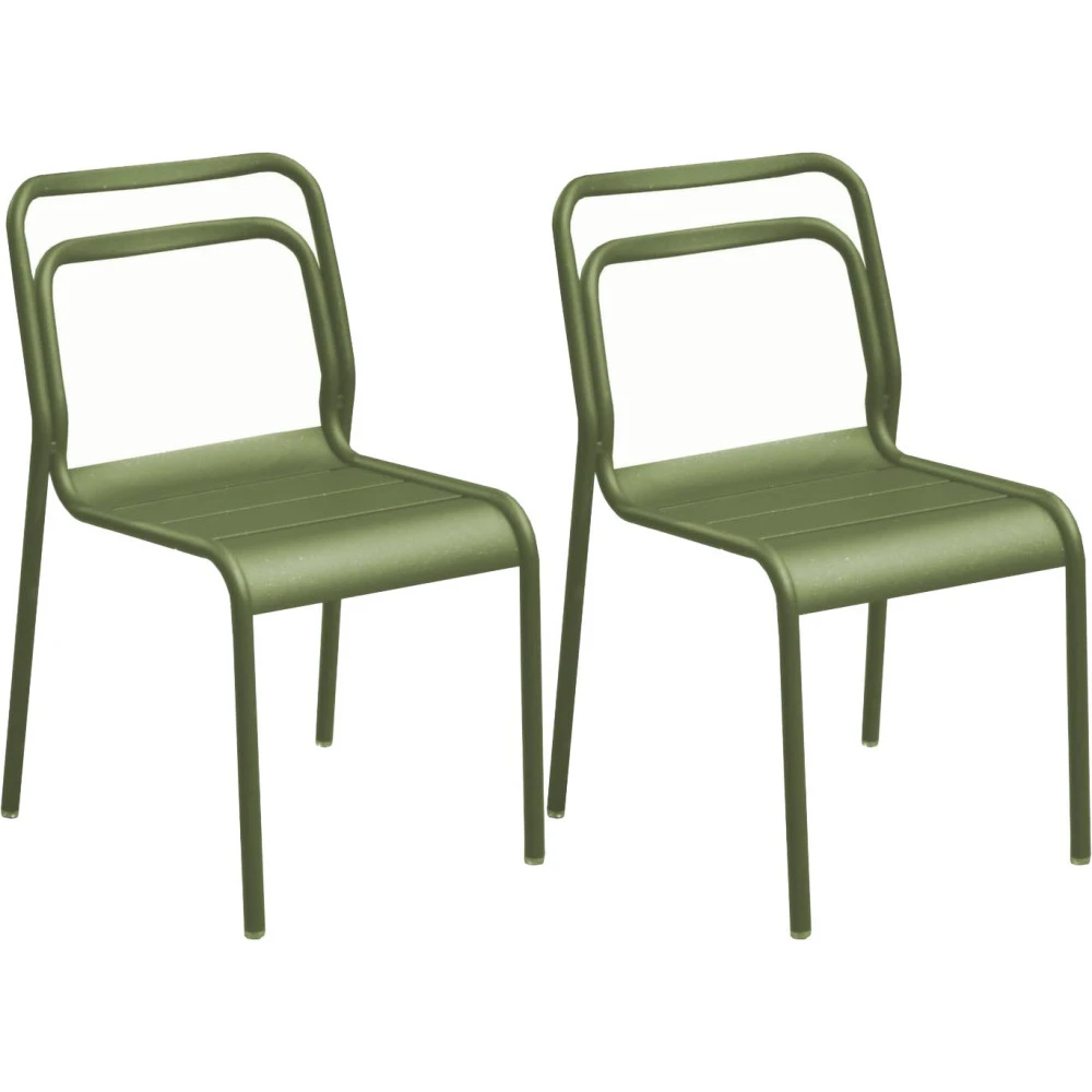 Chaises En Aluminium Eos (lot De 2) 3 Chaises En Aluminium Eos (lot De 2)